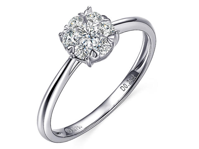 【爆款】-18k钻石戒指  特惠2983