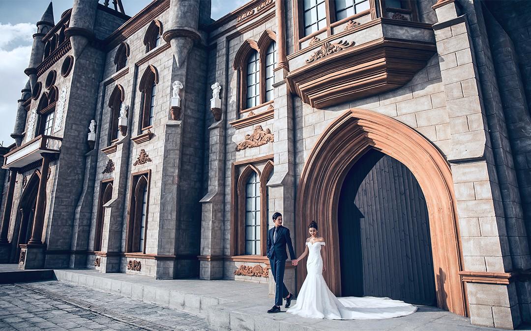 婚纱照之欧式古堡建筑系列