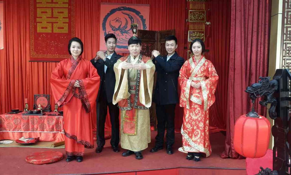 汉式婚礼 传统礼仪文化的洗礼