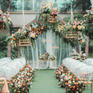 【蜜糖婚礼】初秋的花房丨一场雨中的婚礼