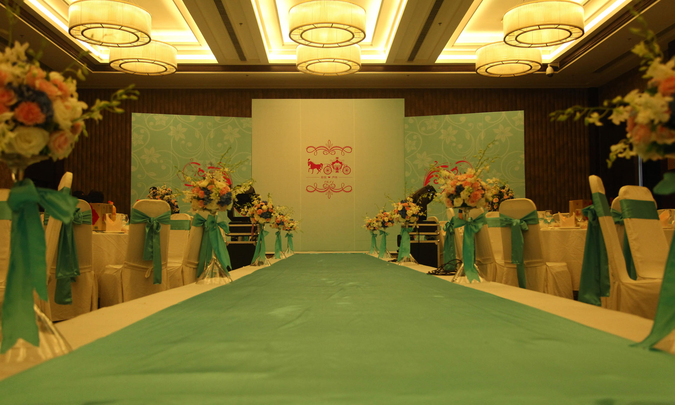 山西大厦蓝色系主题婚礼