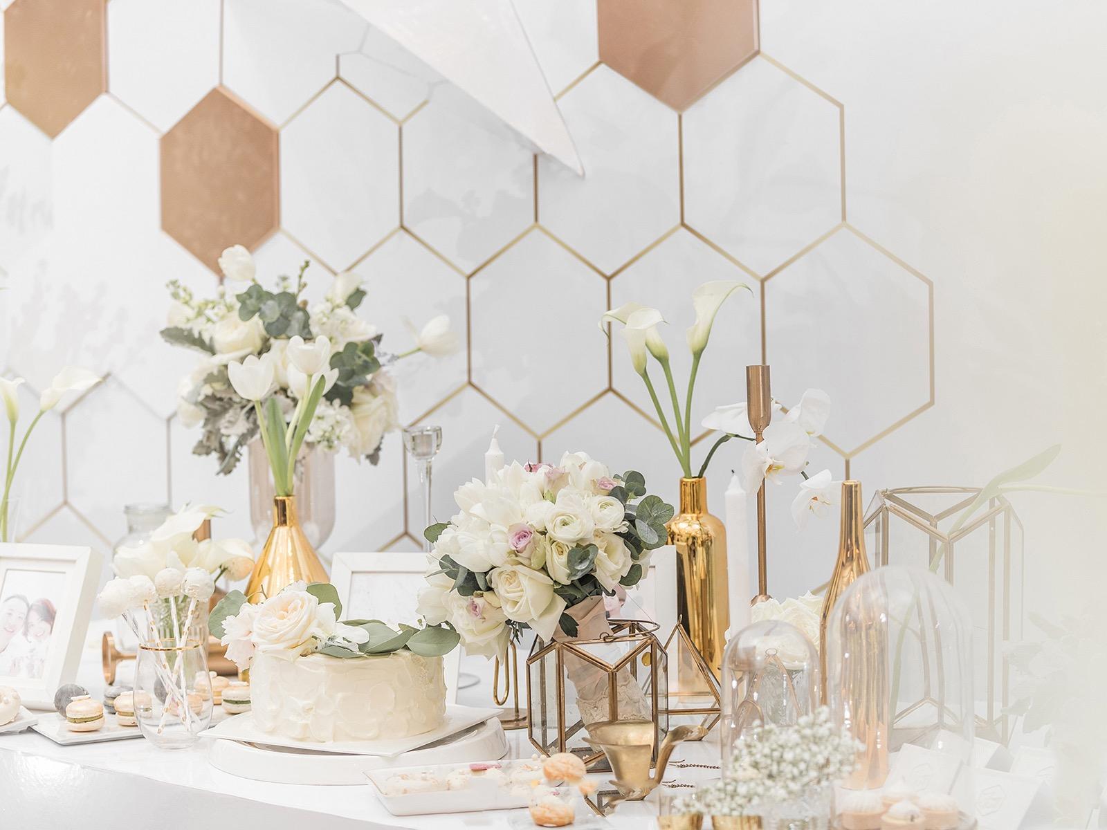 《纯金》定制浪漫香槟色西式婚礼