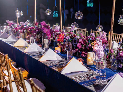 蓝紫色欧式婚礼套餐