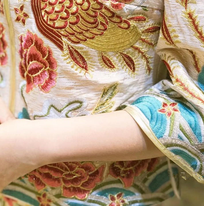 【手工中式单品】简约、清新秀禾服