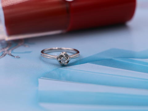 【钻石】【正品保证】天然钻石戒指 可裸钻定制