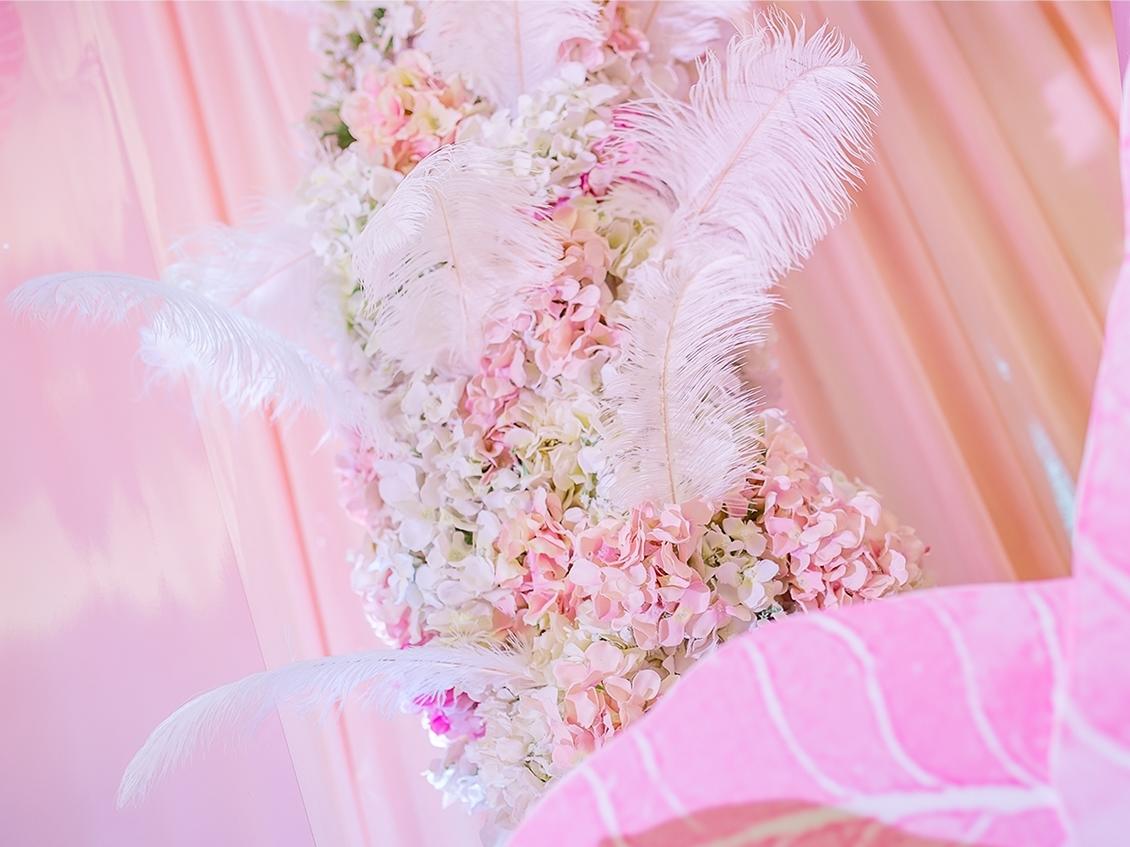 澜一 浪漫公主粉婚礼定制