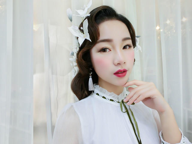 ESONE进店首席化妆师专业新娘妆一次