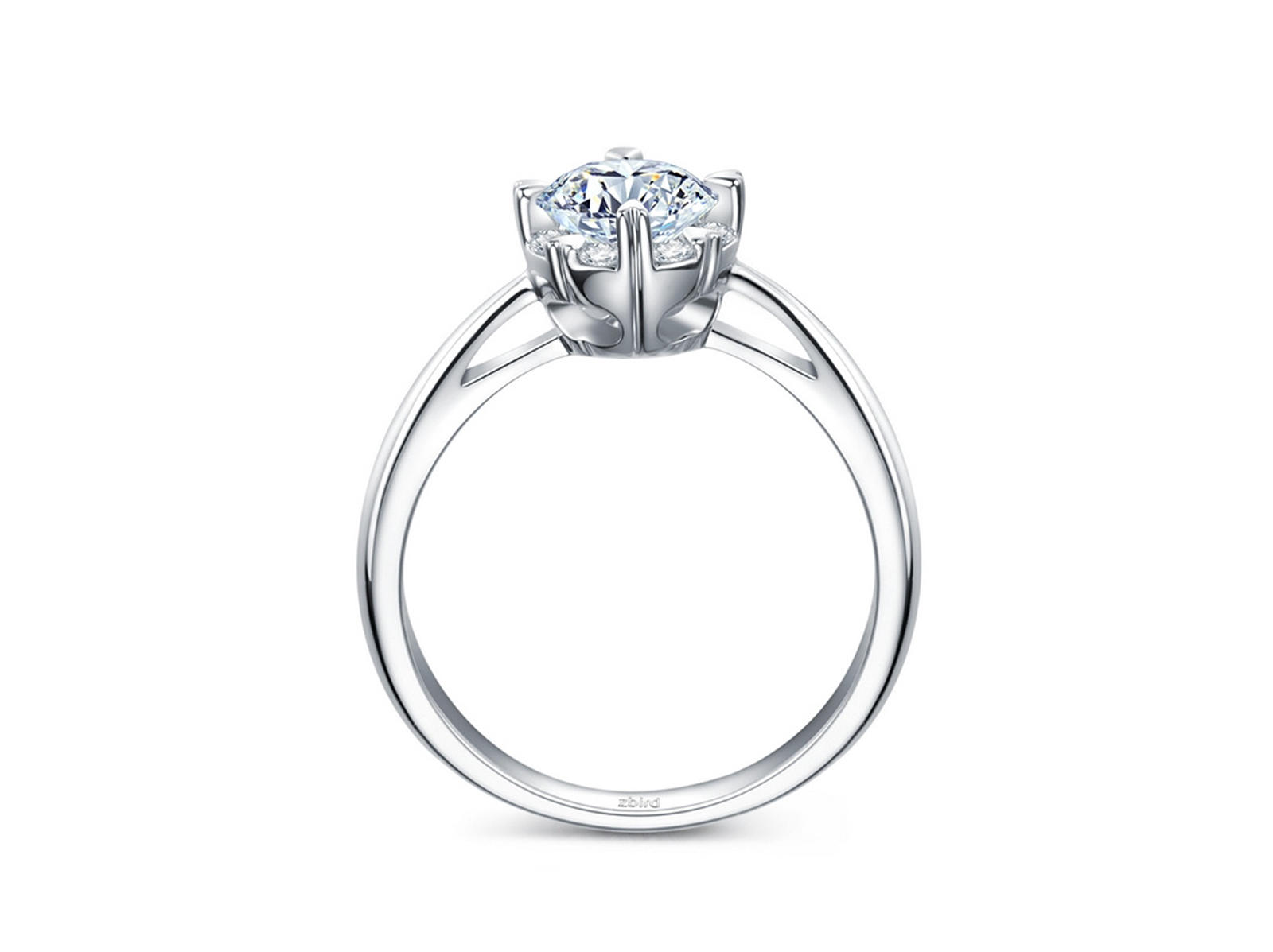 钻石小鸟【拥暖】结婚钻戒