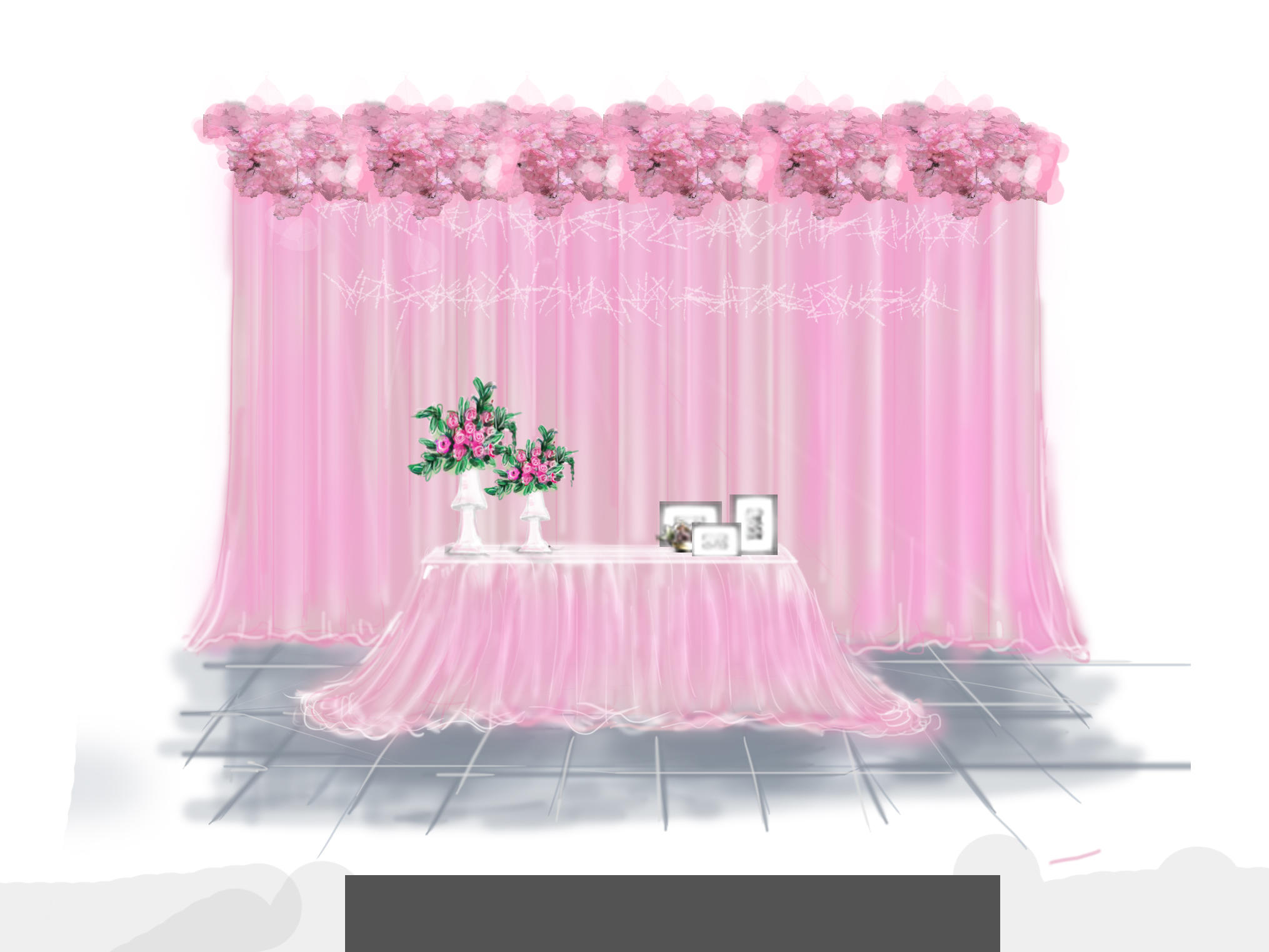 西式经典婚礼套系，小型婚礼可参考选择