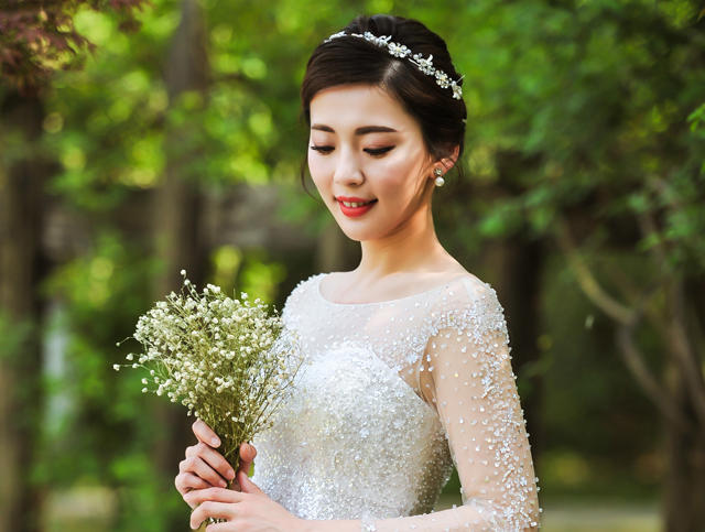 【绣阁嫁衣】  超级爆款  闪耀长托婚纱 