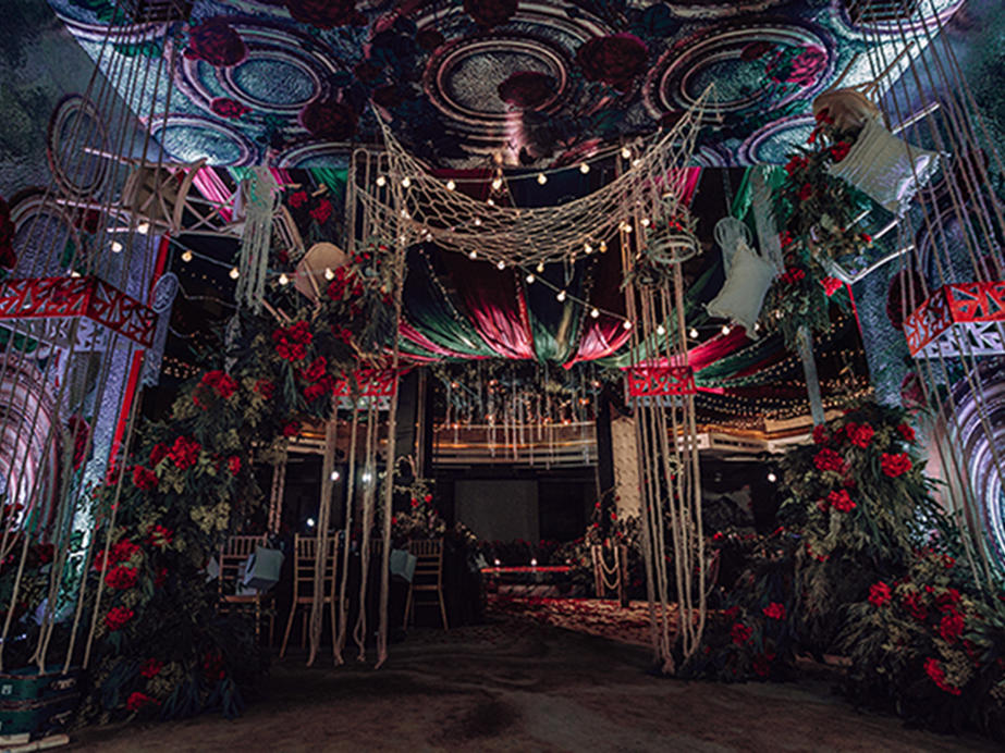 【佘山索菲特】撞色高定风/含四大金刚/创意定制