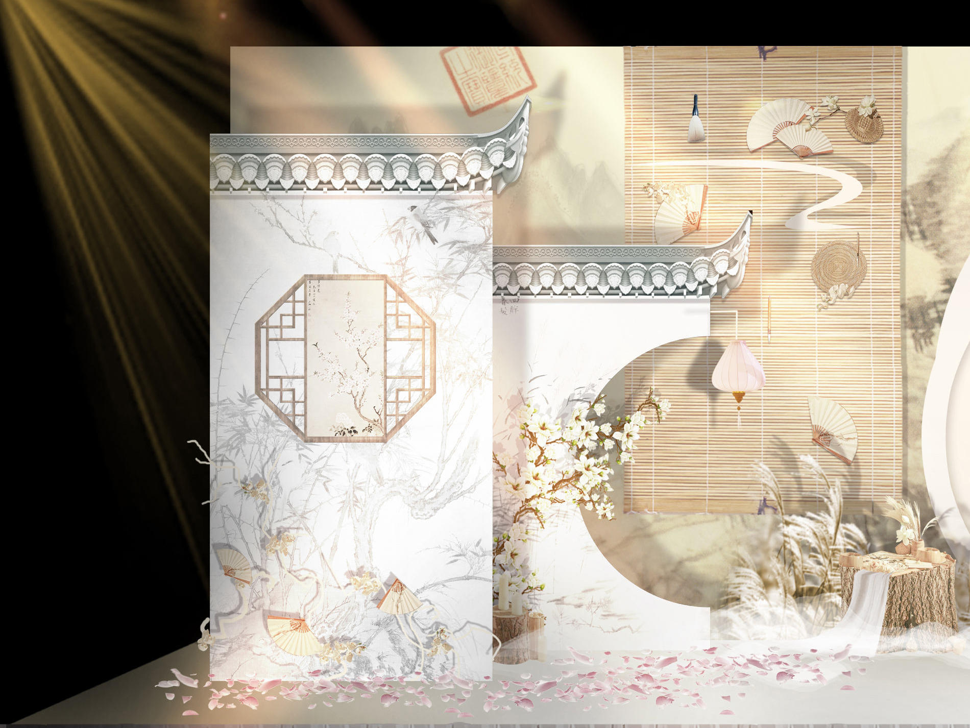 莫妮卡婚礼新中式婚礼案例