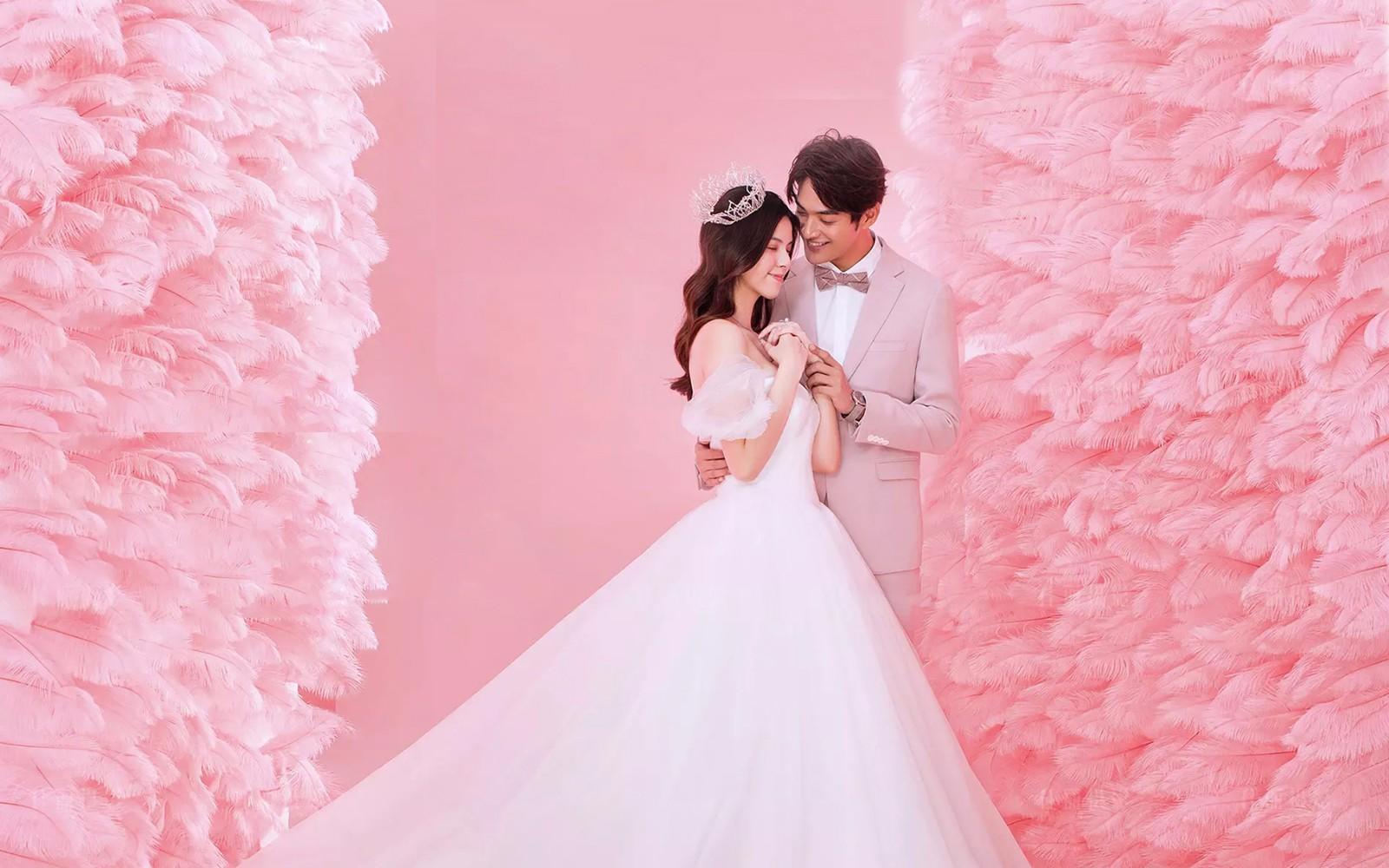 【唯恩摄影】一价全包森系工笔画致青春摄影婚纱照