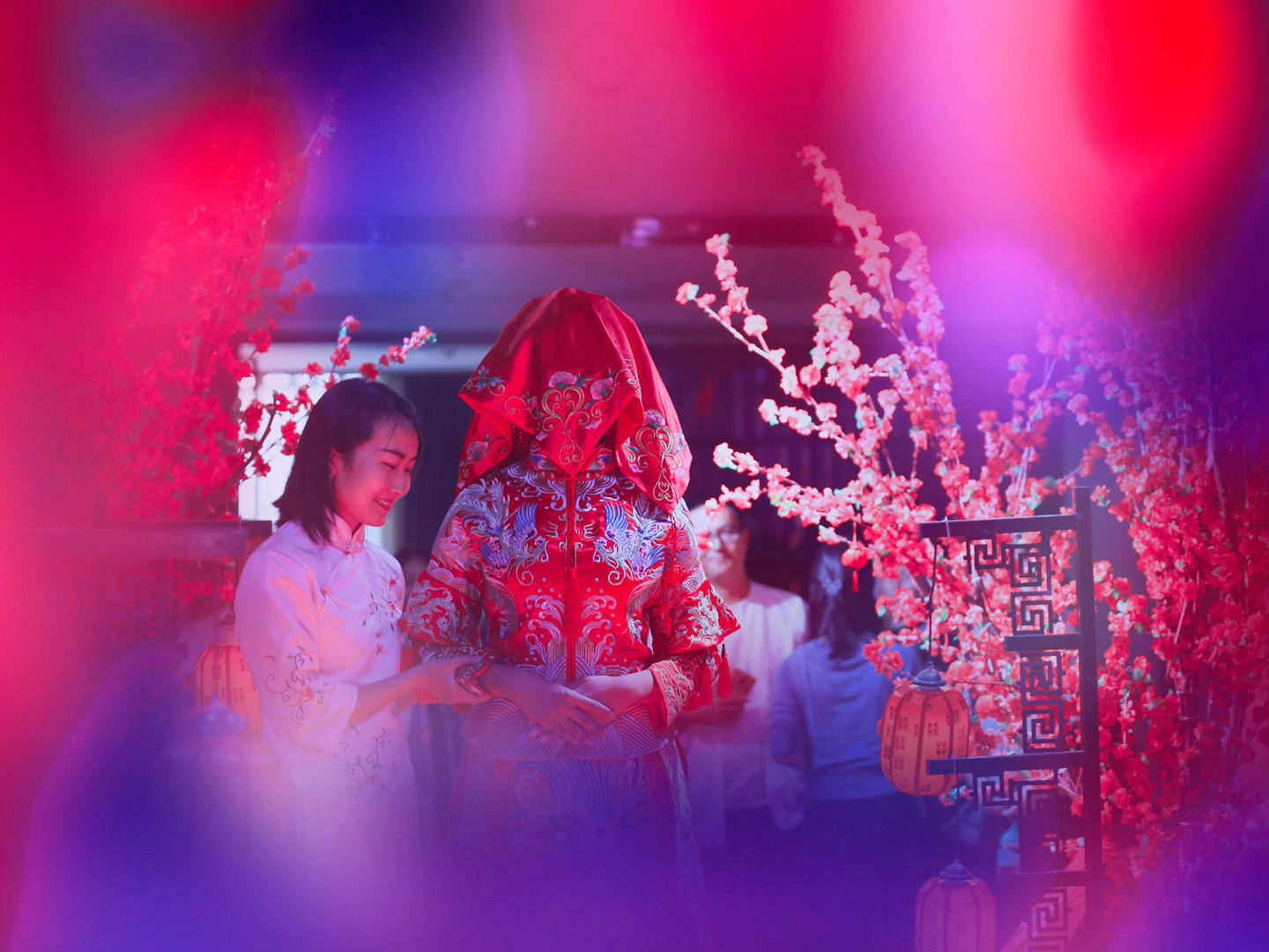 【喜库】新中式婚礼 中国红  花开富贵