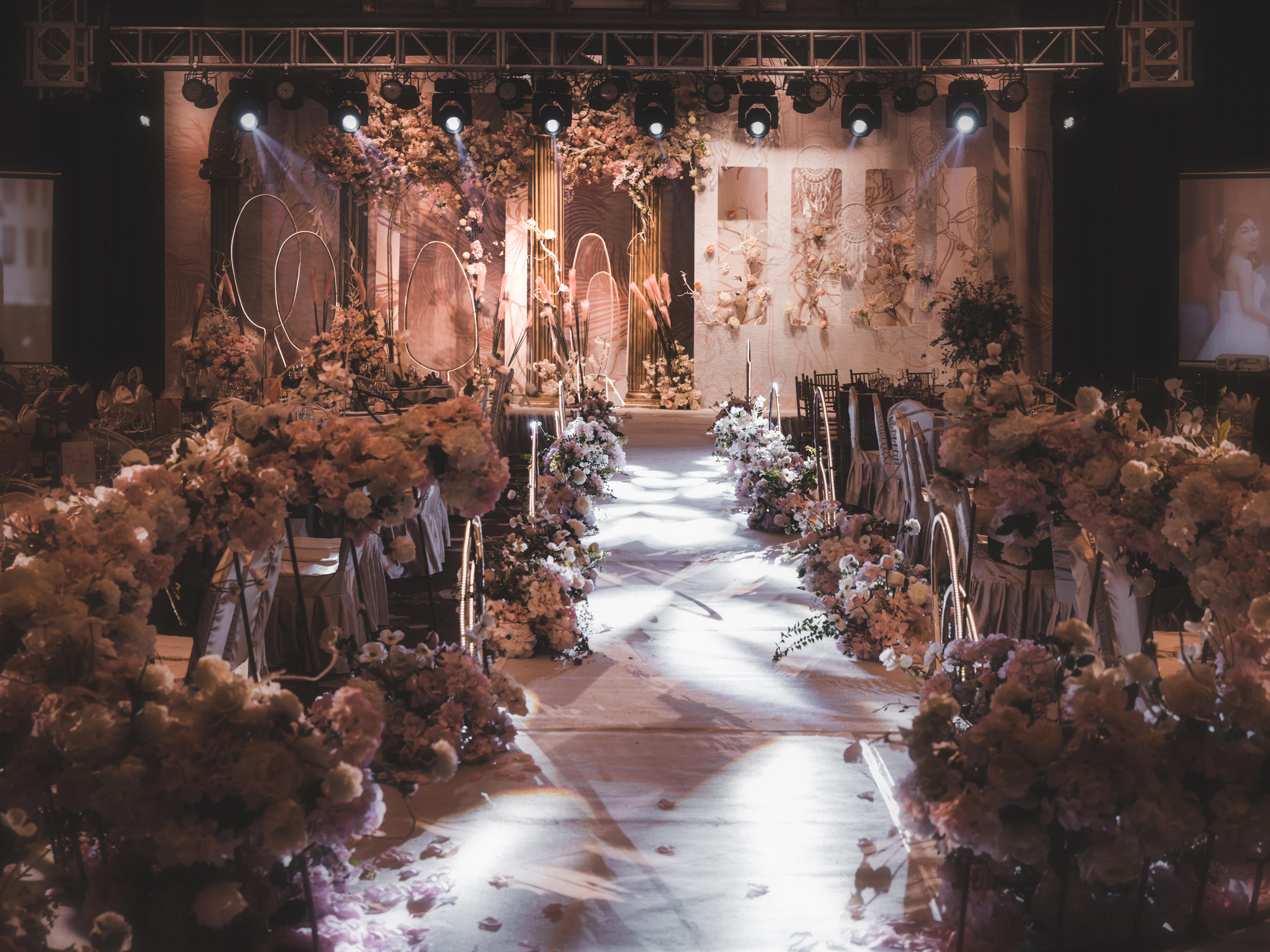 【唐镇皇廷】金粉梦幻水心婚礼/迎宾效果满分