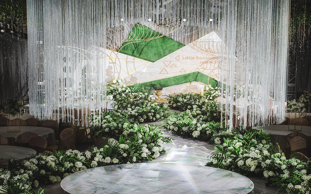 【魔戒婚礼】热烈 白绿森系婚礼