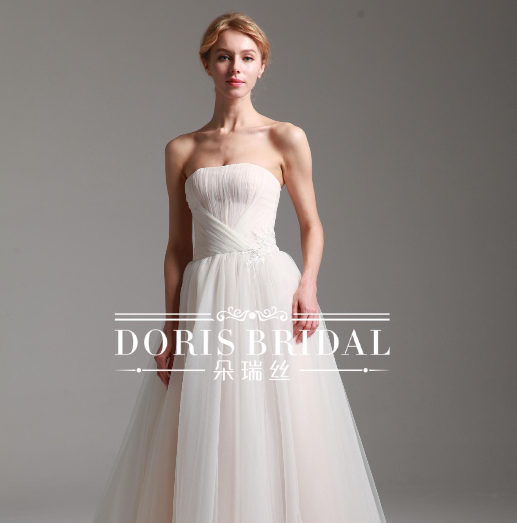 梦幻优雅系列婚纱三件套（主纱、出门纱中式、礼服）