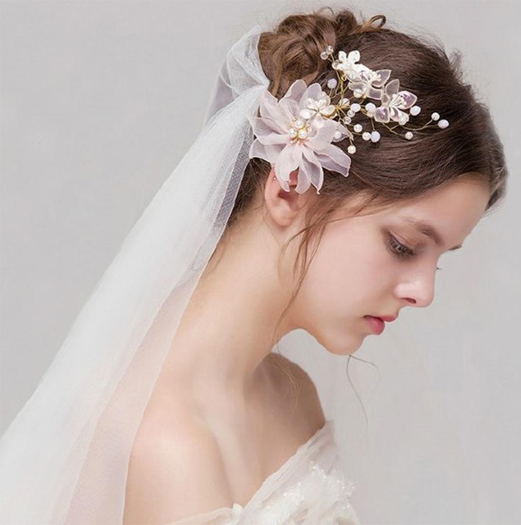 【本季热推】浪漫婚纱礼服7件套 送婚礼跟妆