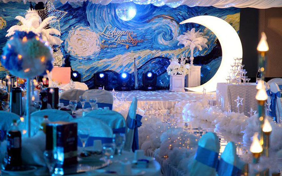 日月爱星辰——梵高星空创意主题婚礼