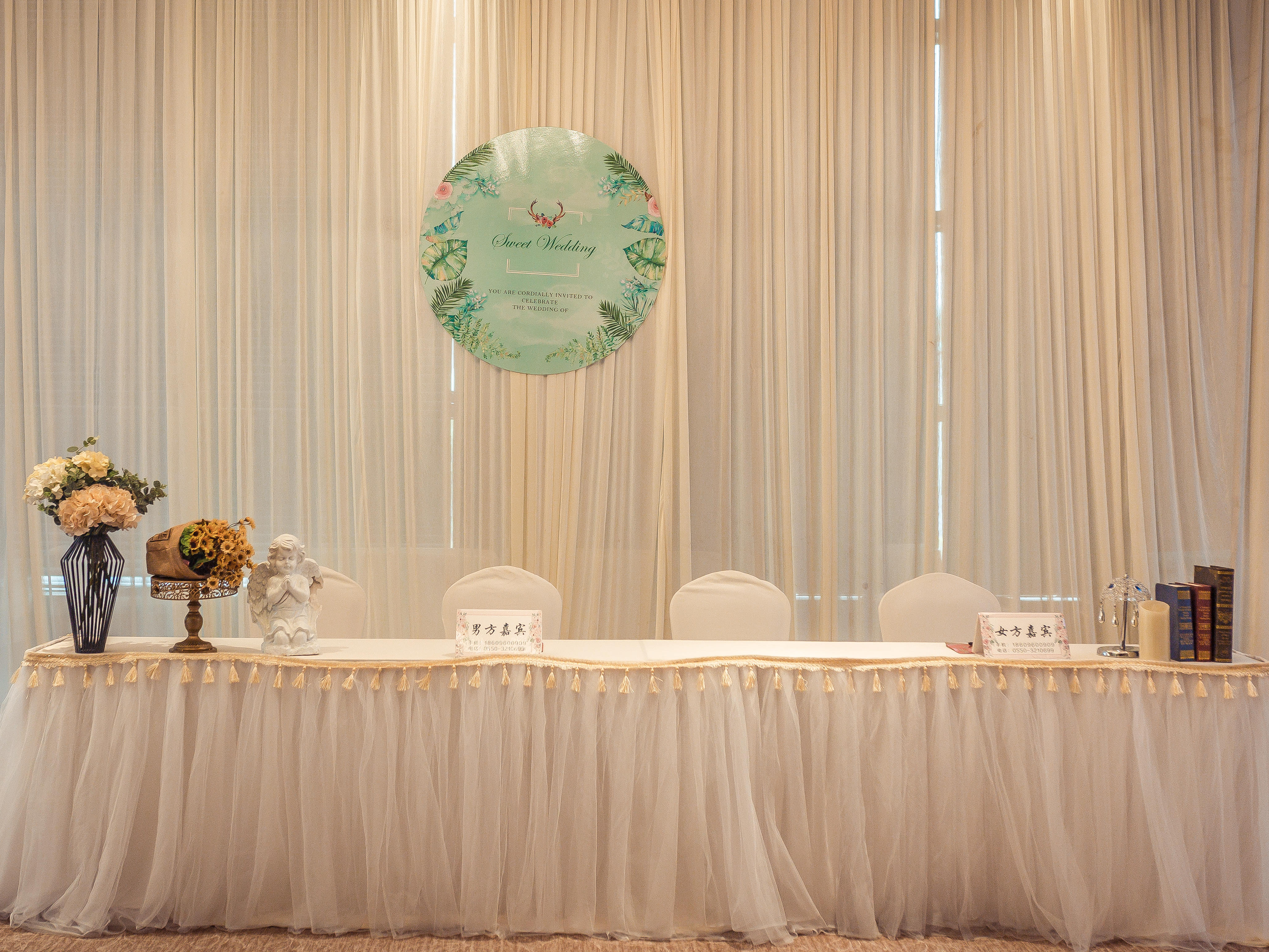 2018温德姆白绿色婚礼