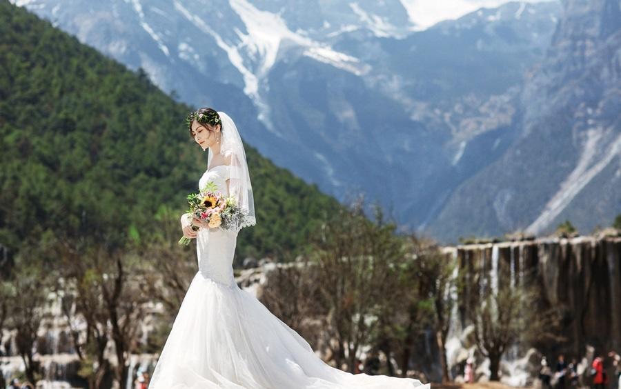 【立减500+韩式高定】送婚纱+一价包干