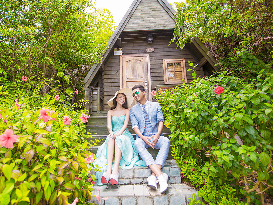 三亞米婭婚紗攝影5A級景區(qū)大小洞天自然風套系