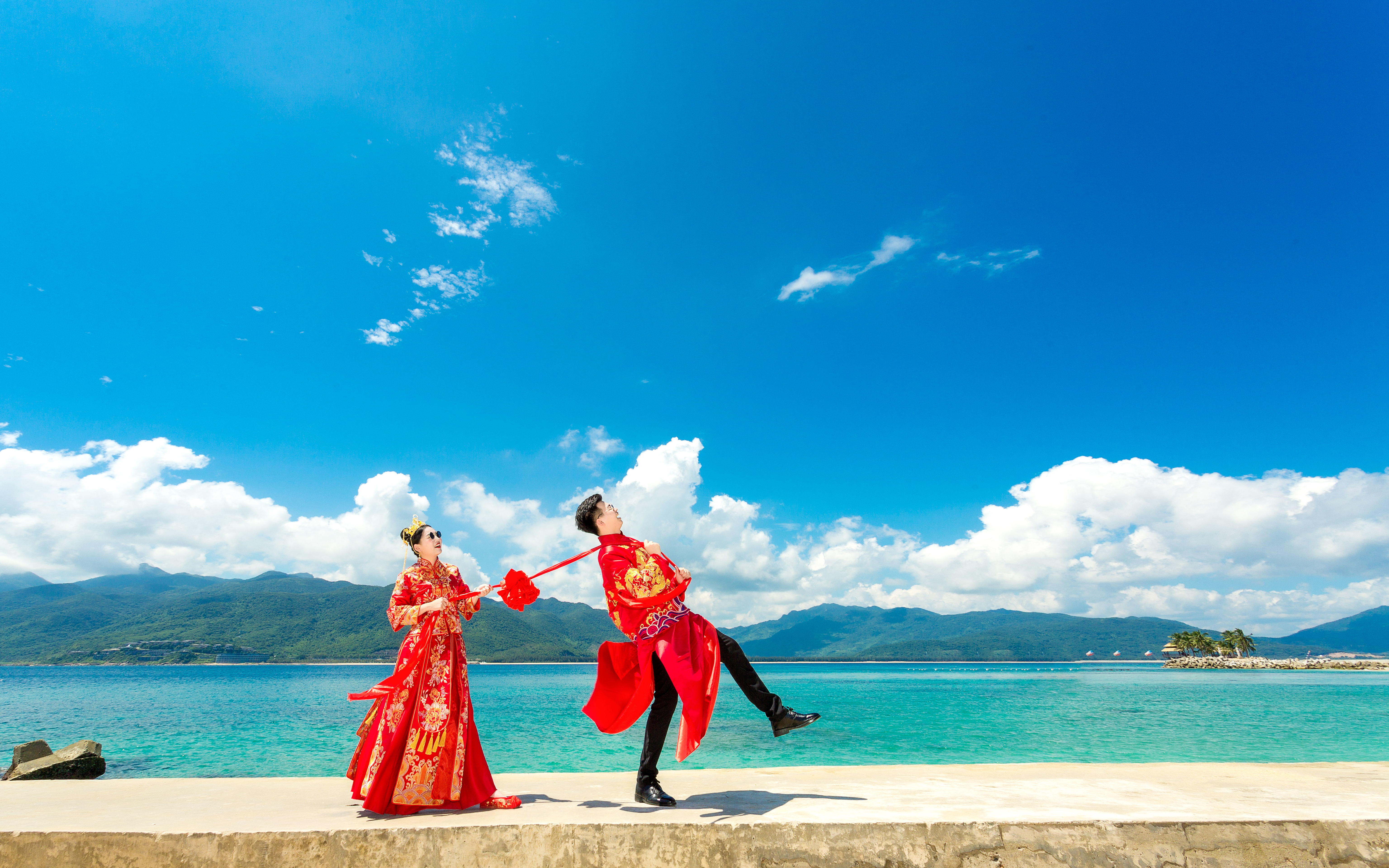 三亚蜜月旅拍+包住宿+送微电影