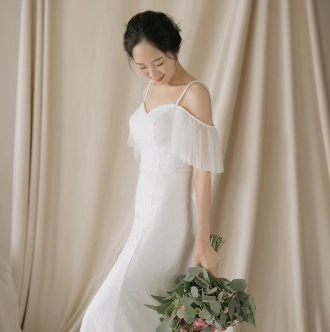 【超值三件套婚纱】主纱、出门纱、敬酒服