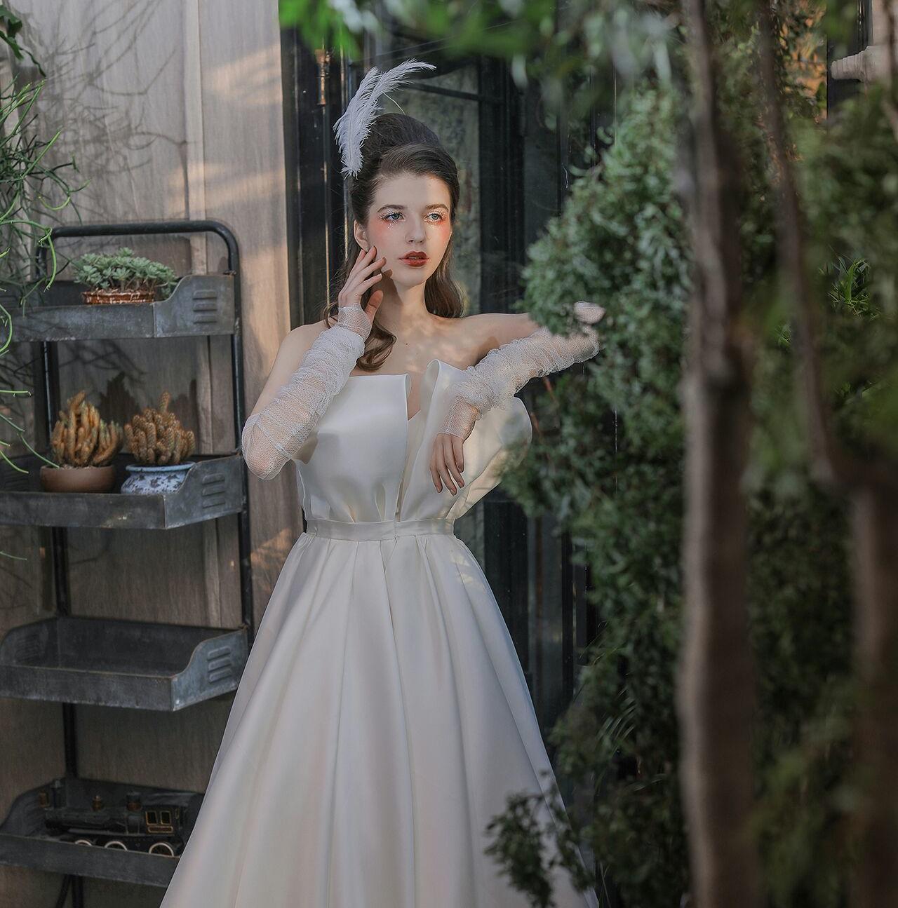 KAKAEVE2019新款缎面出门纱