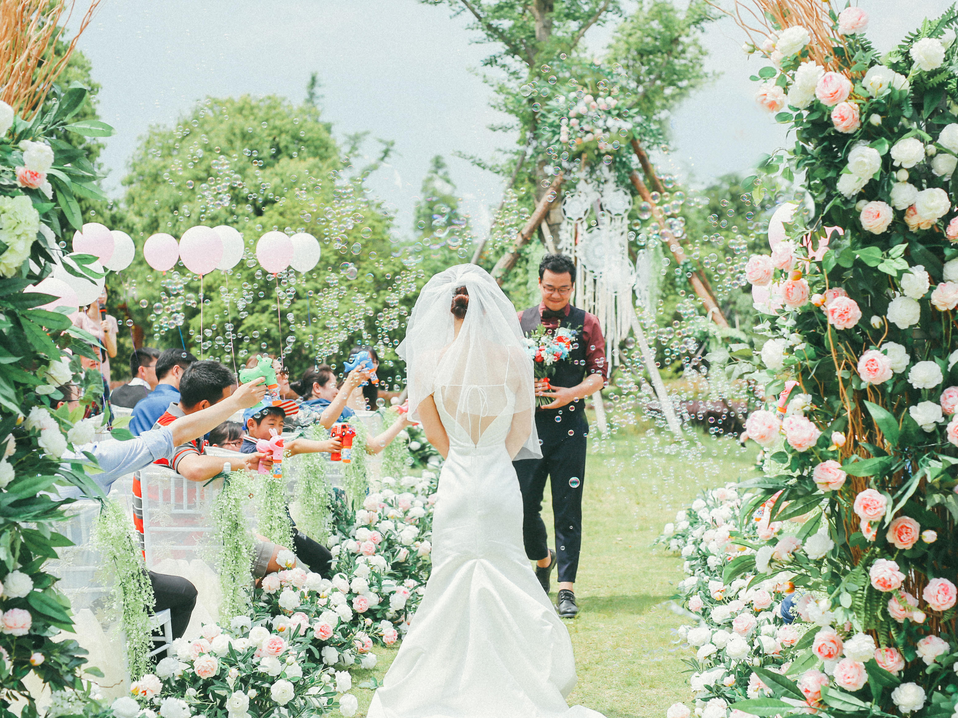 [铂琳婚礼]户外小清新布置