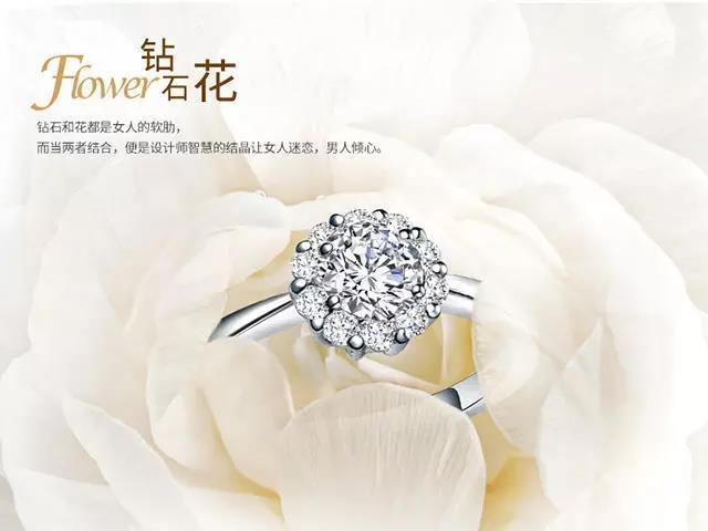 【女戒】倾城群镶18K金钻石女戒90分效果