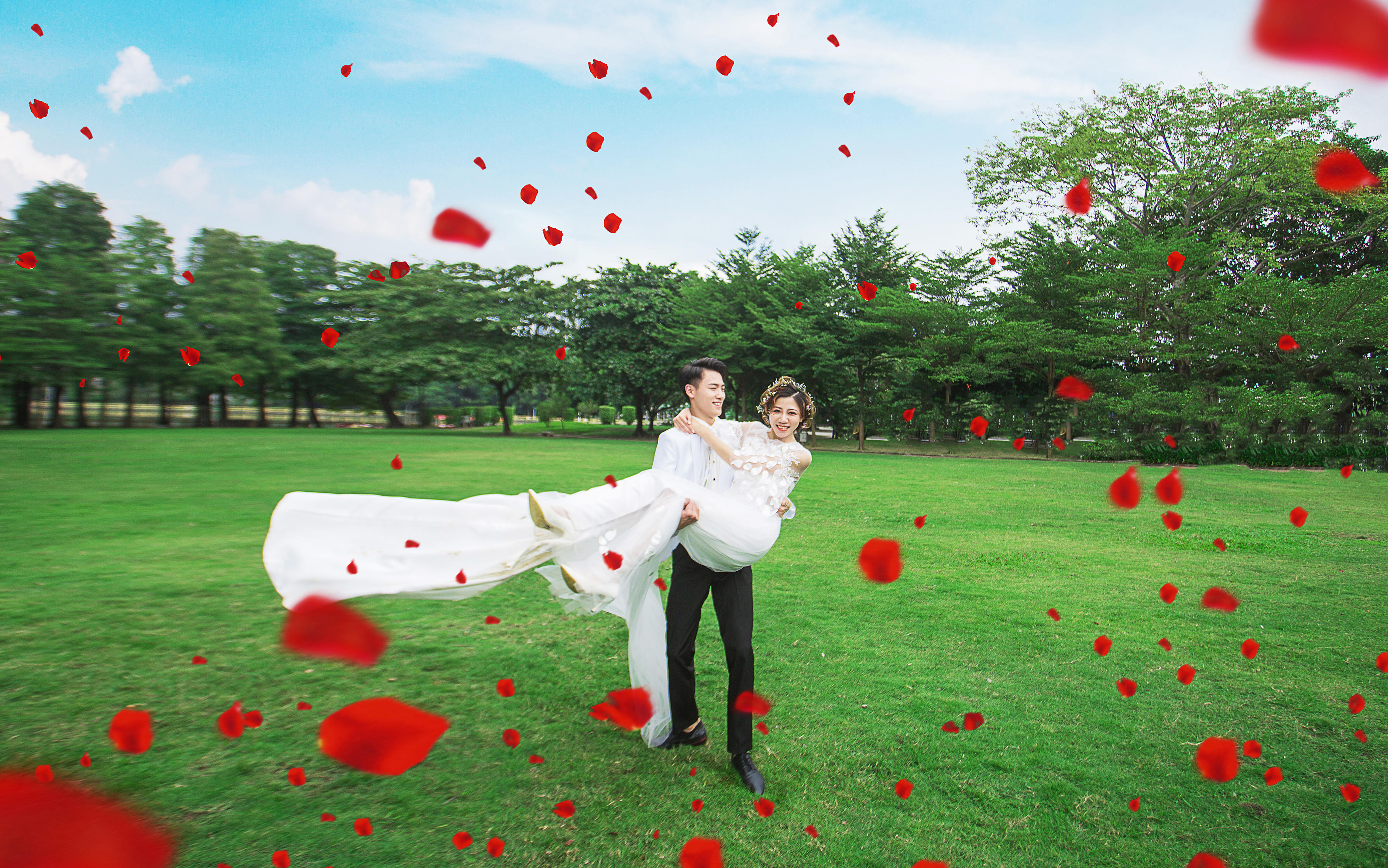 婚庆一条龙服务+店室内3D实景+街景