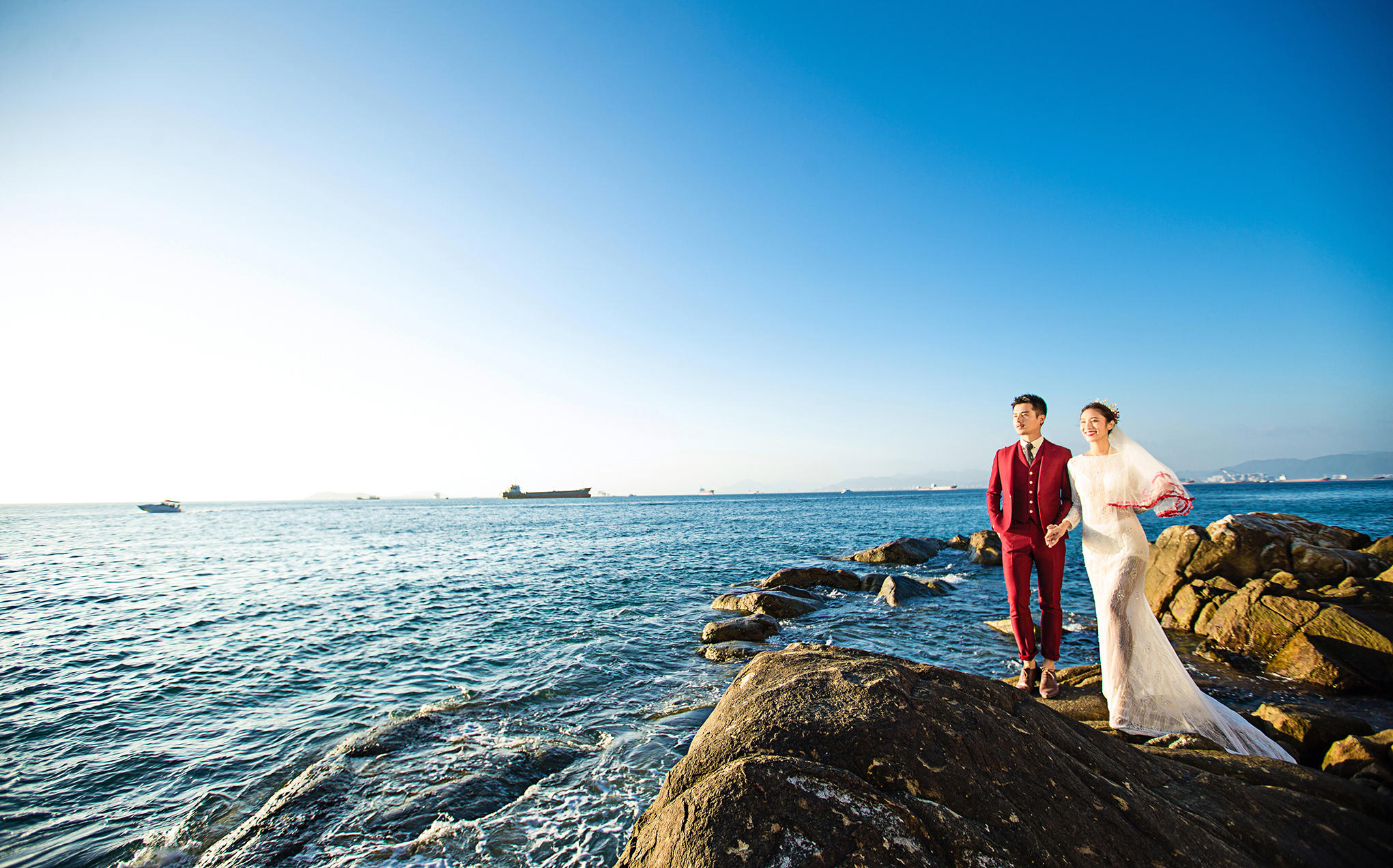 三亚 婚纱照旅拍【甜蜜海岸】一价全包 