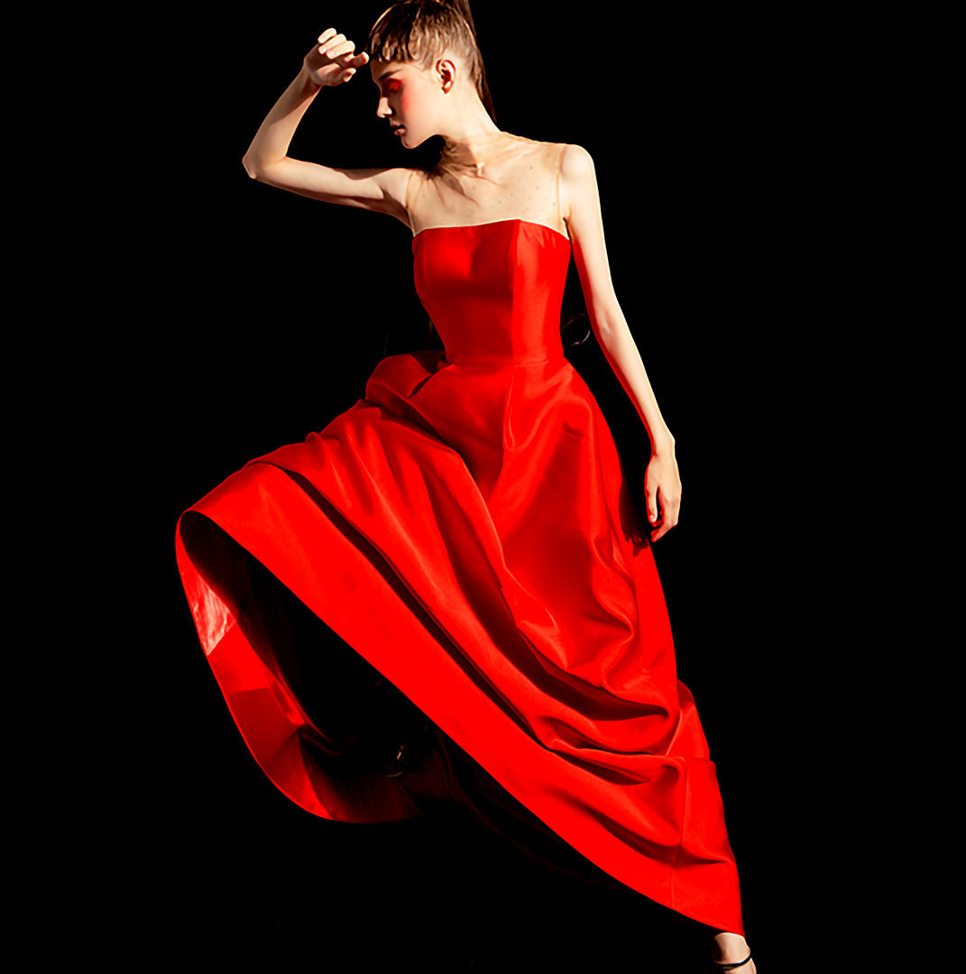 ONLYLOVE RED单品显瘦礼服一件