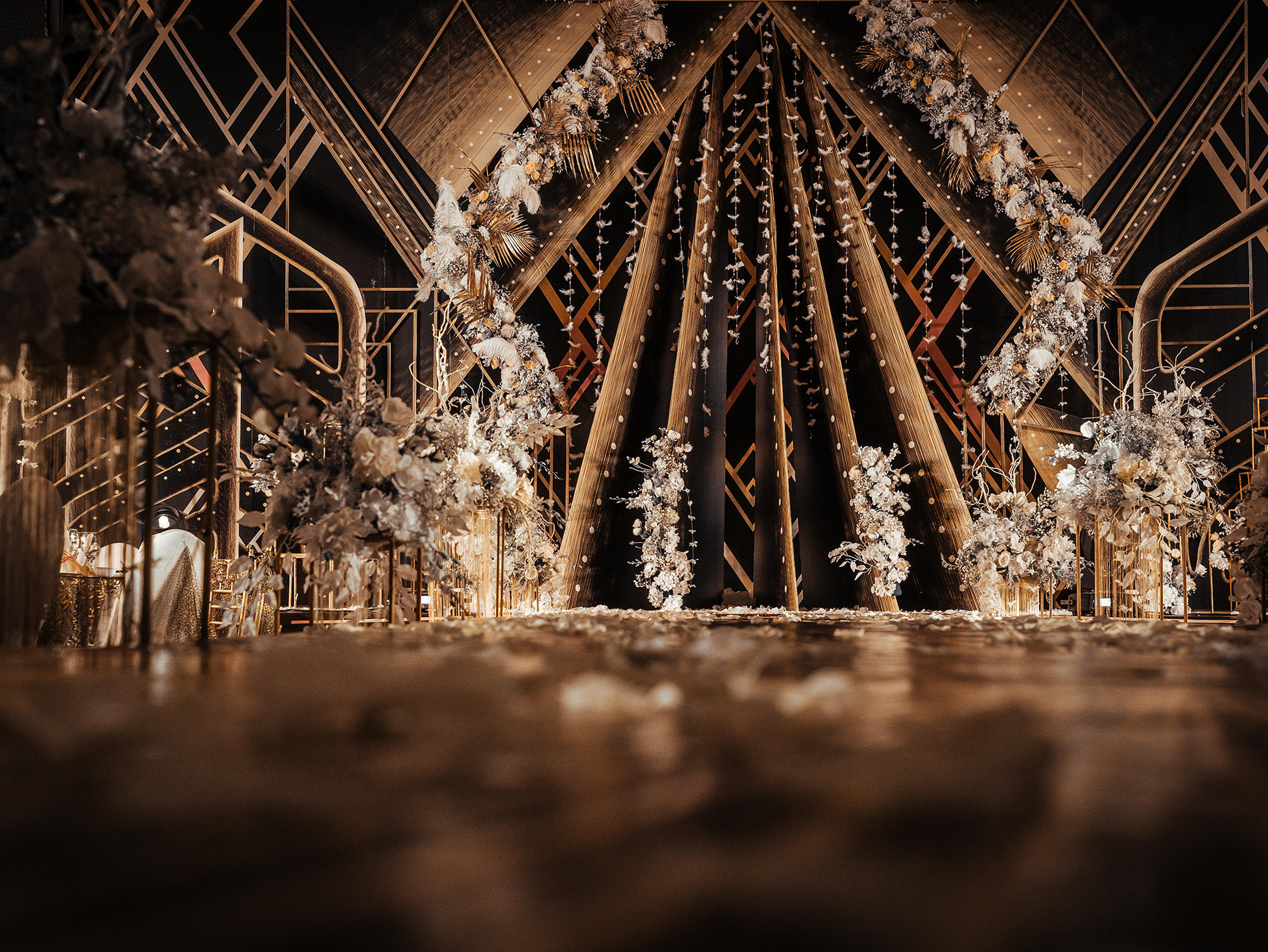 【西郊】盖茨比风/人气婚礼/户外草坪/含鲜花花艺