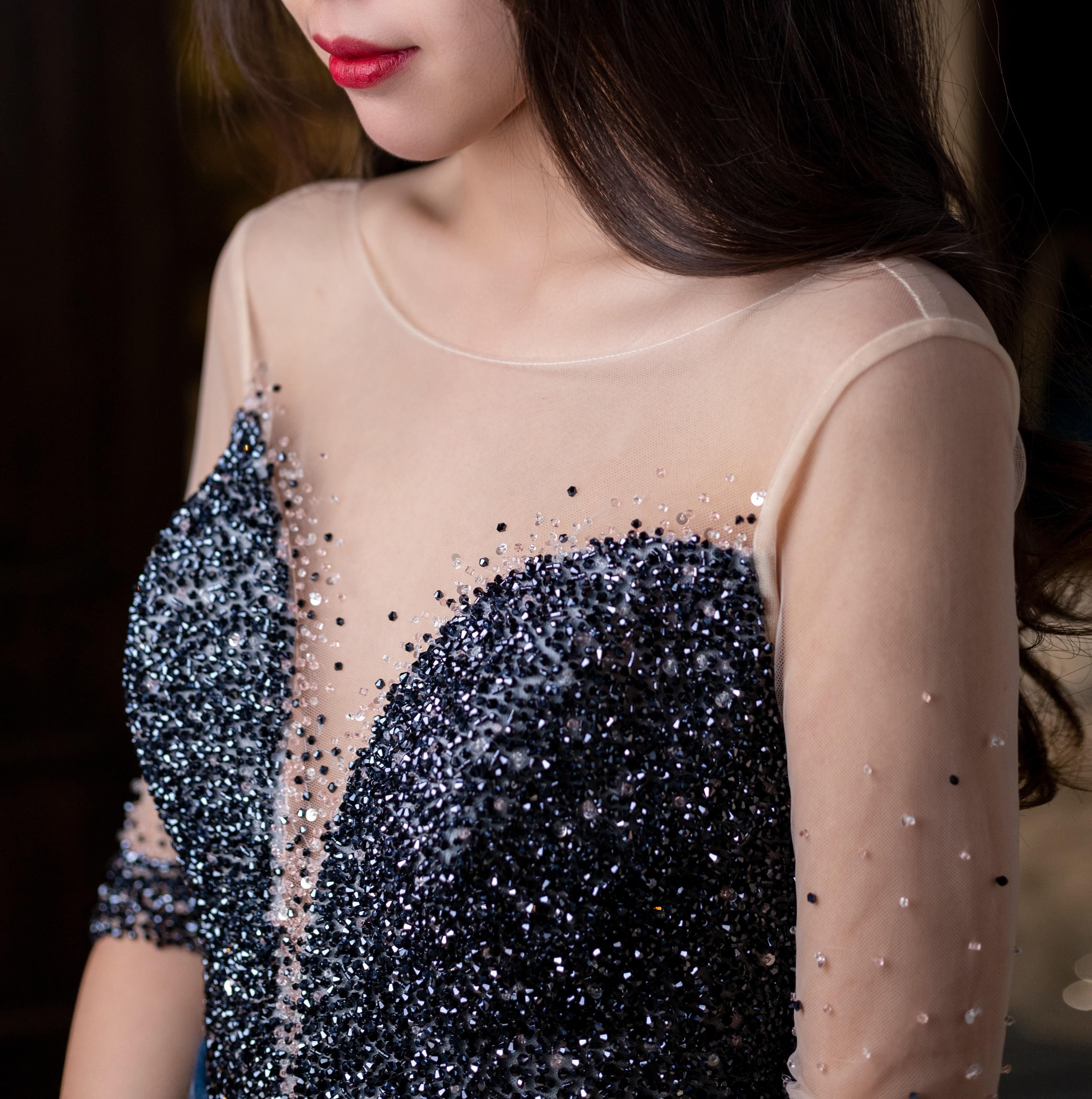 【斑马嫁衣】手工钉珠气质礼服