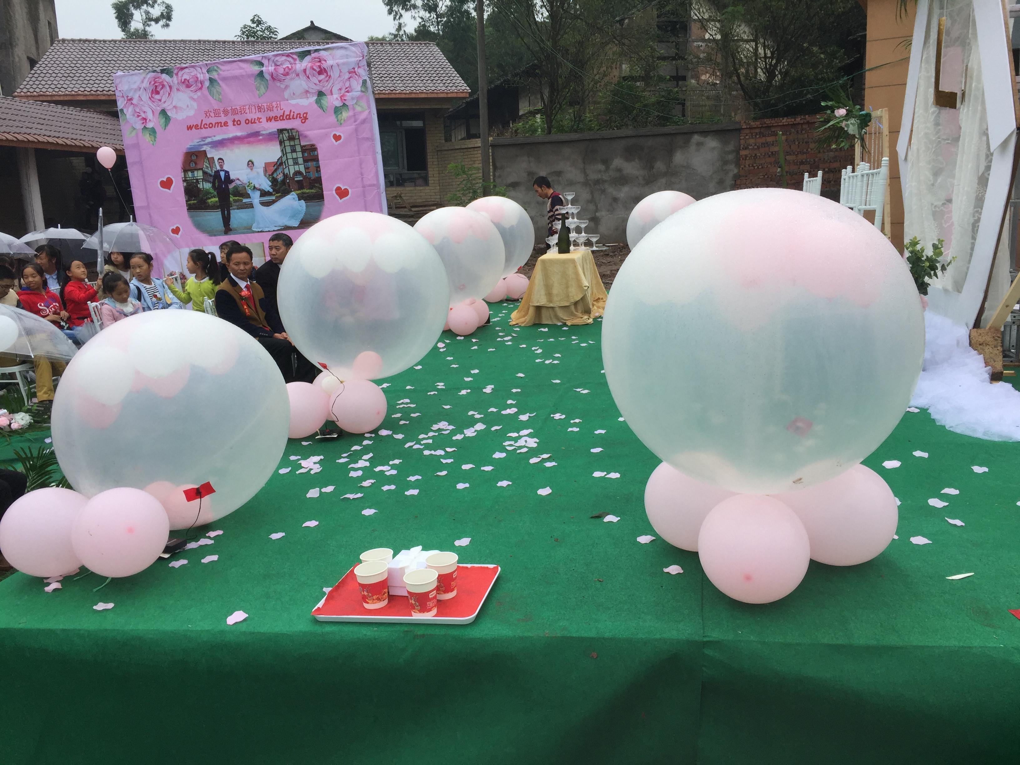 森系婚礼，网红地爆，告白气球！
