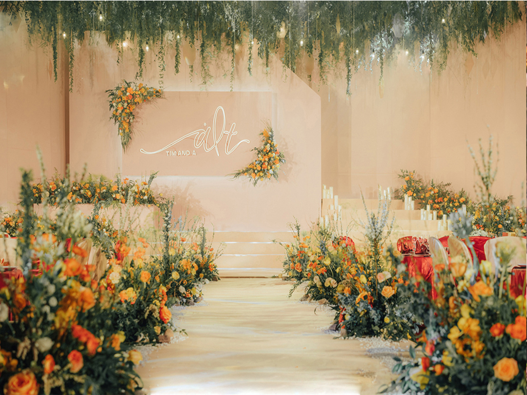 【锦玉喜堂】明媚暖色系婚礼