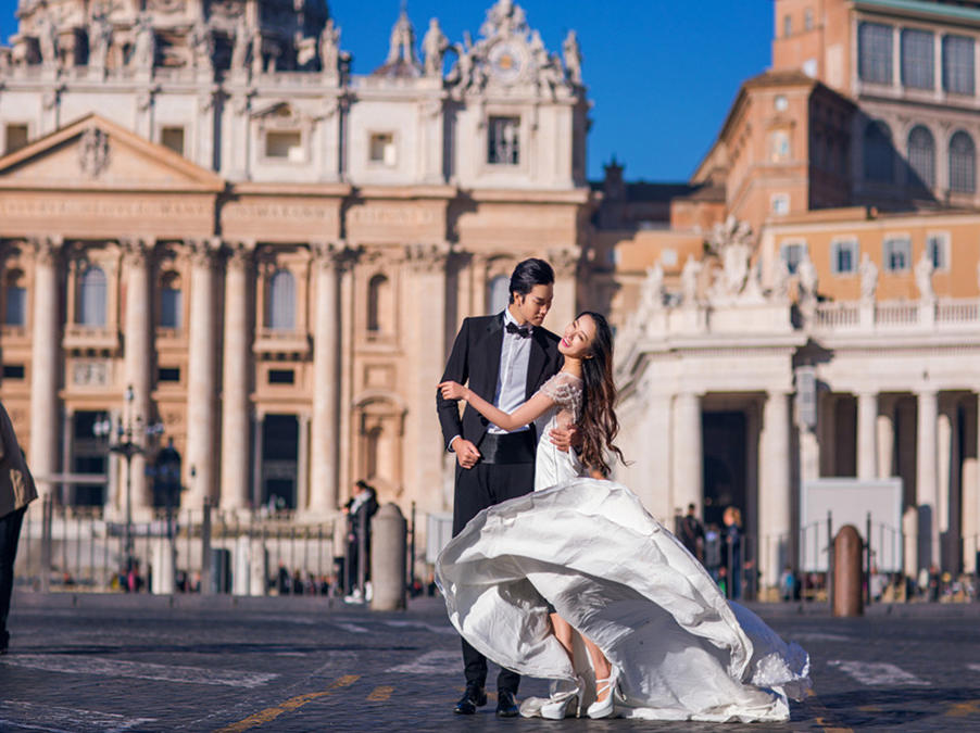 罗马假日 意大利婚纱摄影