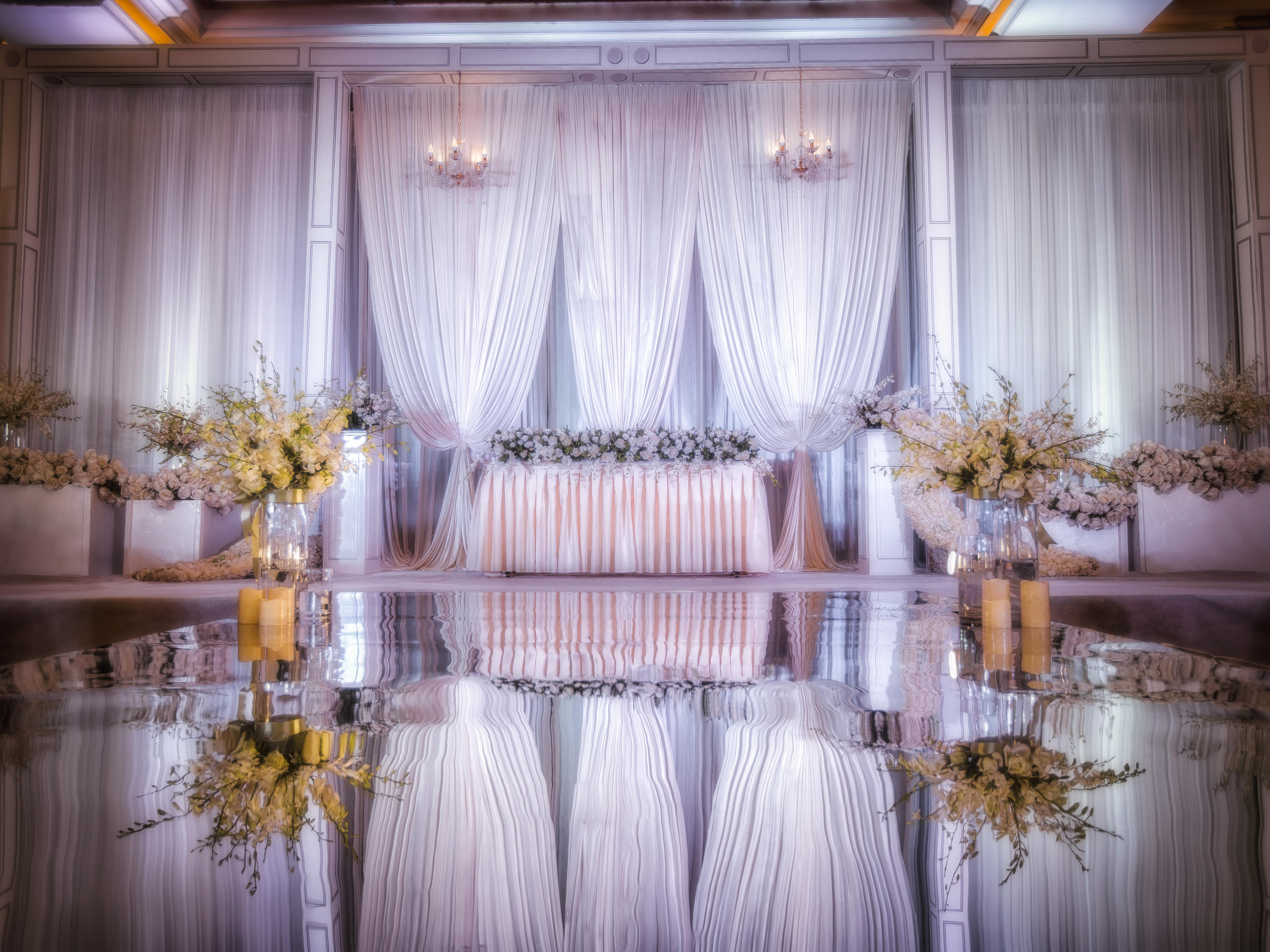 咸阳海泉湾维景酒店 韩式白色浪漫婚礼