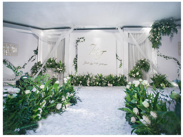 白绿系清新浪漫婚礼（包含四大）