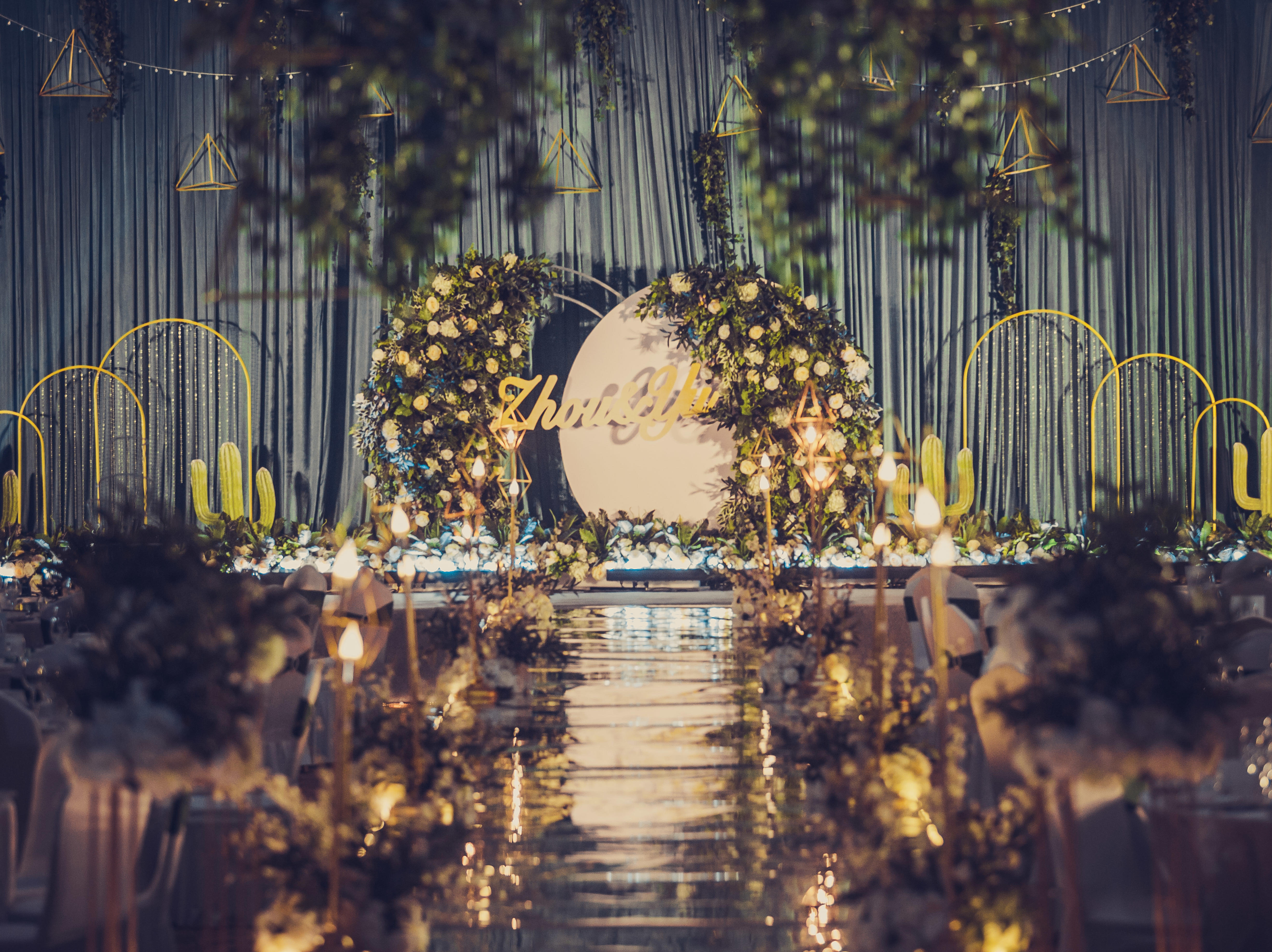 「龙凤天合婚礼」海中洲大酒店萤火之森婚礼