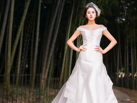【台湾布蕾丝婚纱】秀台上的超模系列婚纱