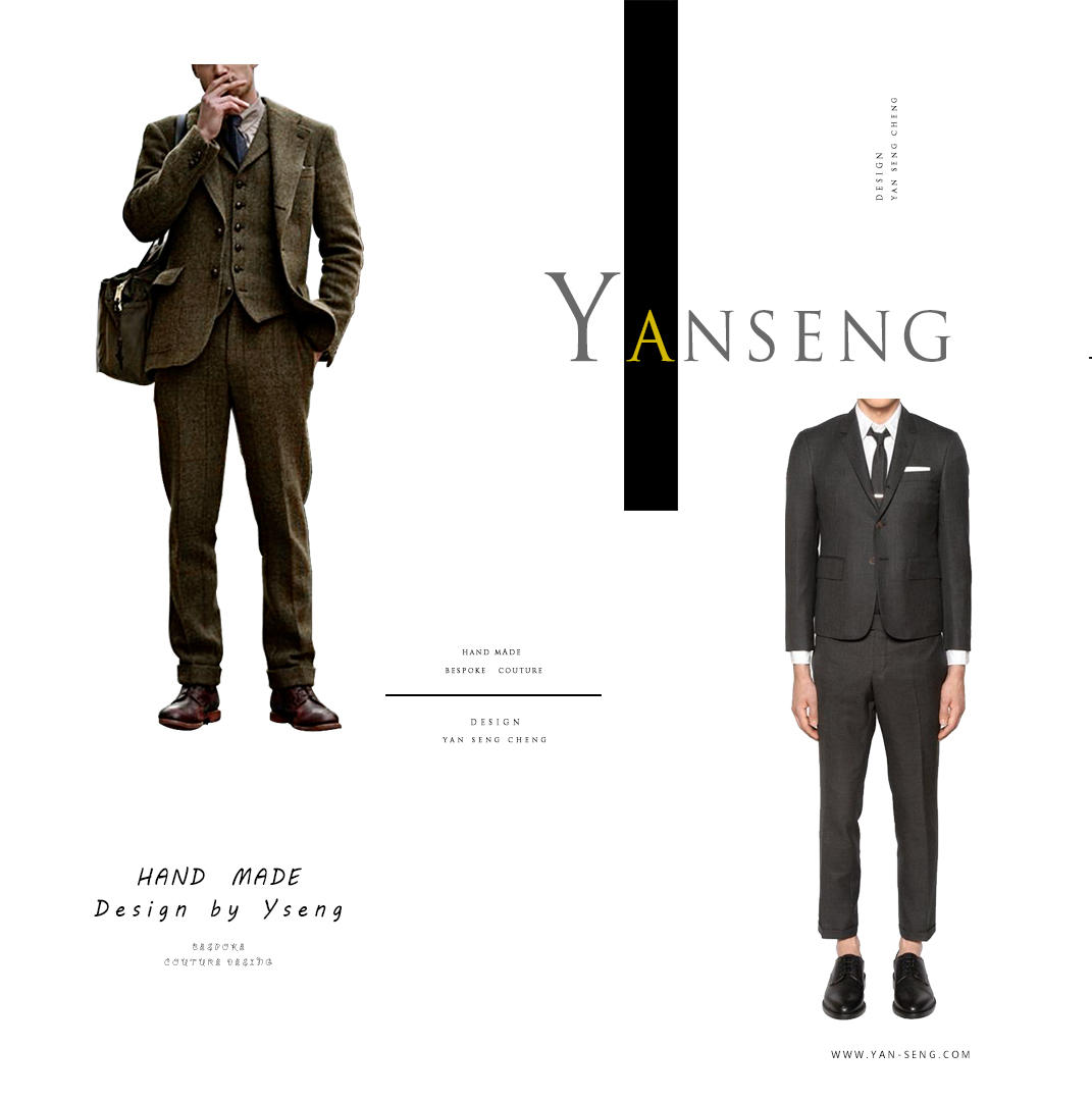 YANS/男士套西/进口中档羊毛面料/量身定制