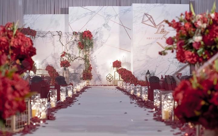 【Love me 】红色大理石婚礼洛维思·印象