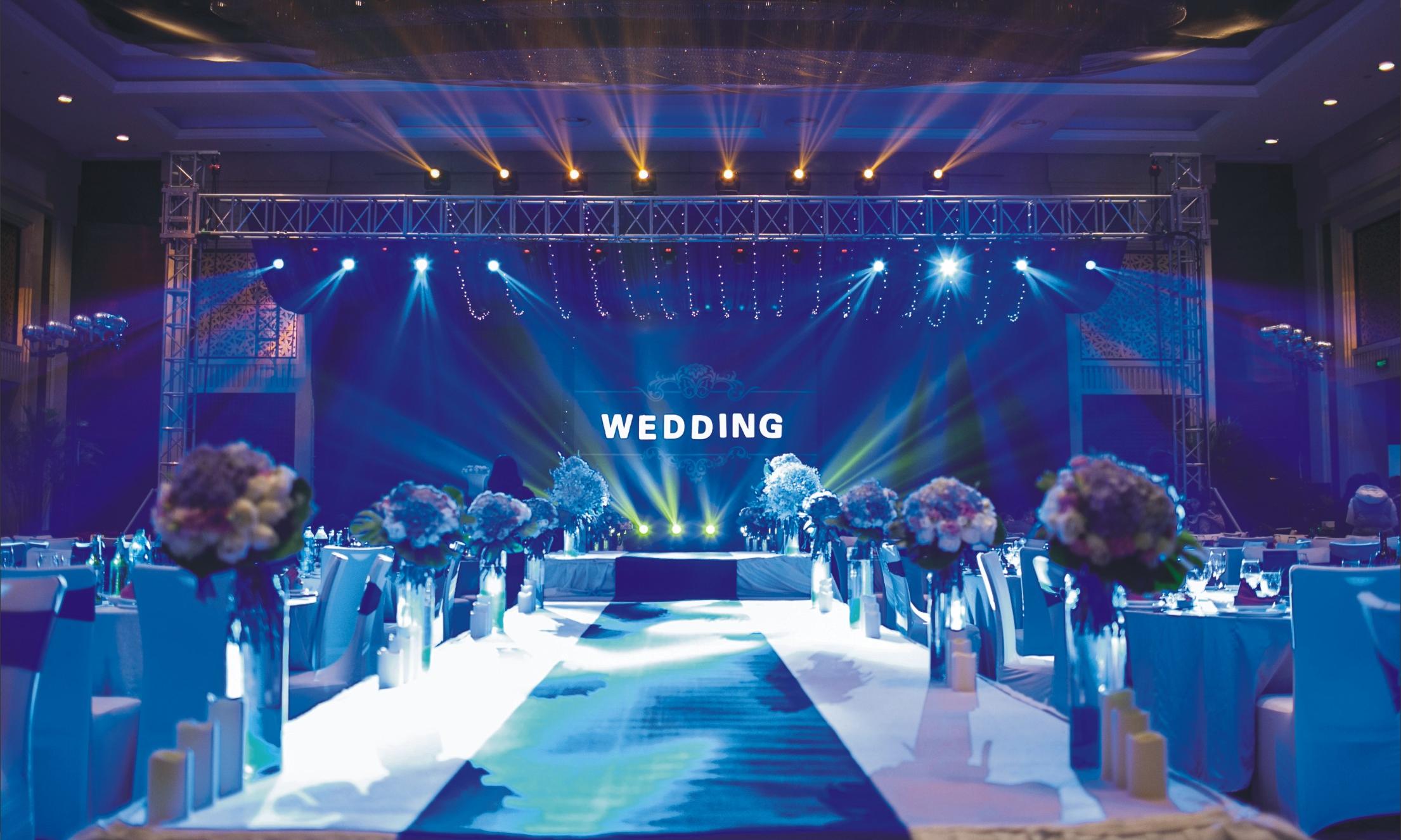《梦幻蓝色星空系》--新城花园国宴厅