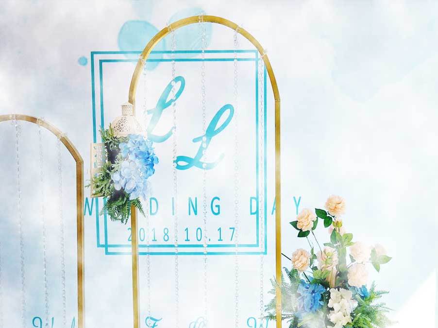 水怡兰 清新小清新蓝色系+粉白色系