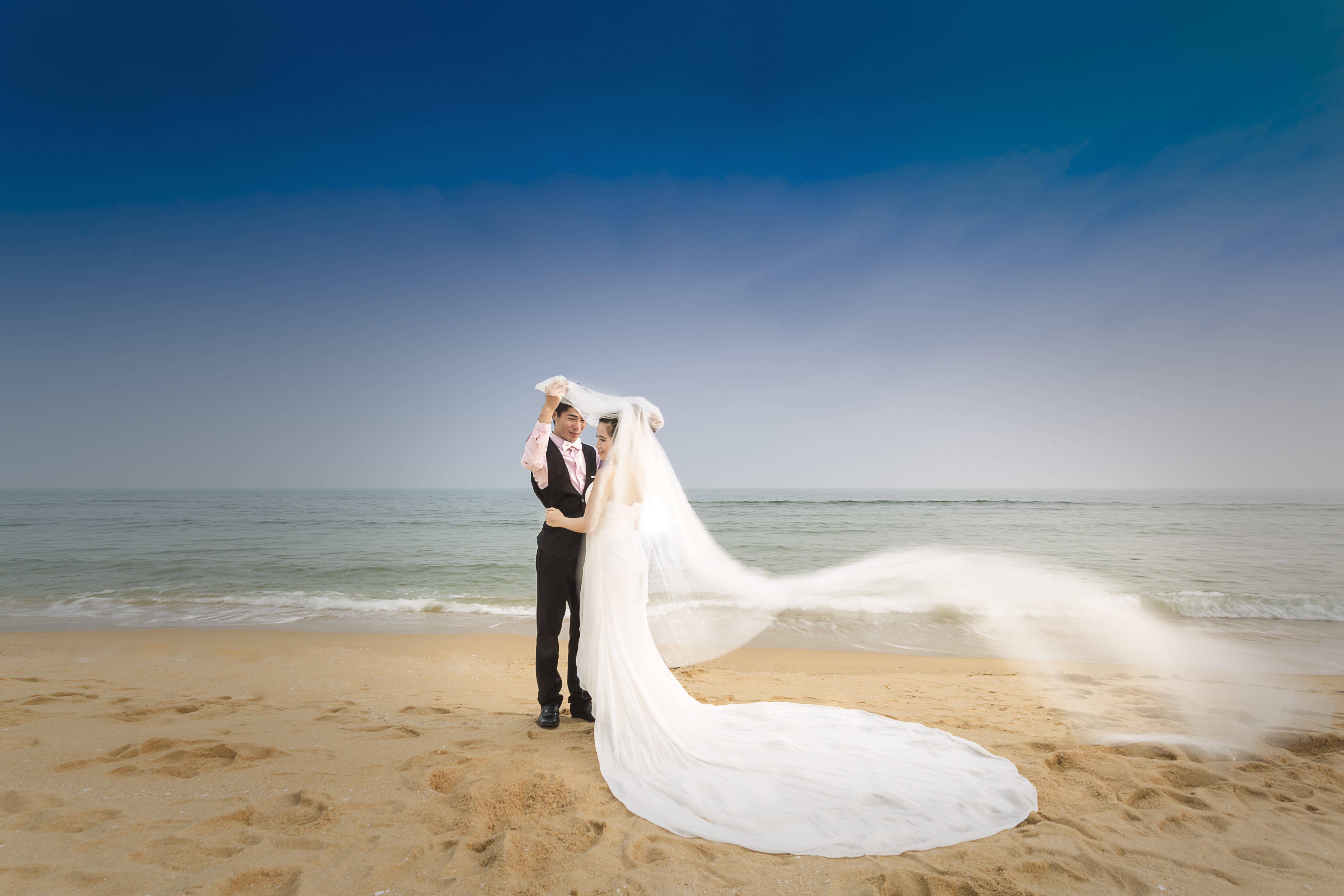 N影像-南宁婚纱摄影 海景婚纱拍摄 外景婚纱照