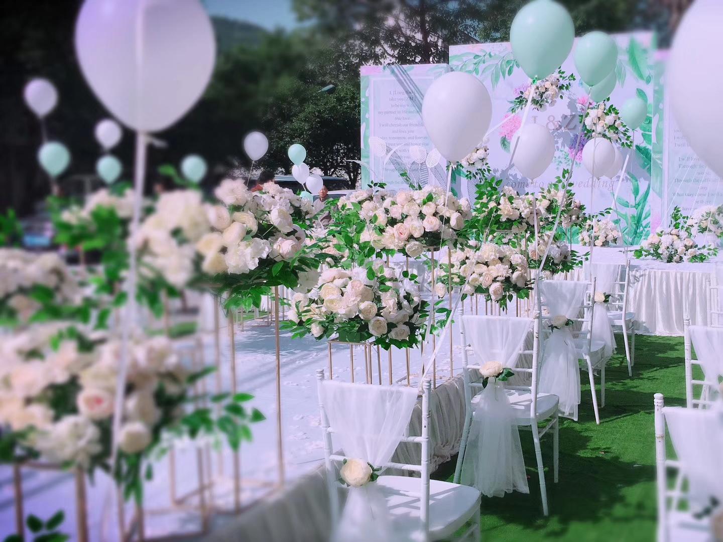 简约型婚礼，适合户外坝坝宴