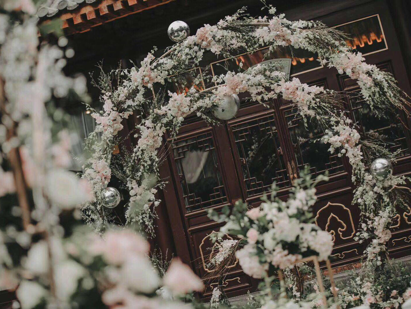 繽朵古香古色中的自然風(fēng)婚禮|策劃|鮮花|甜品|